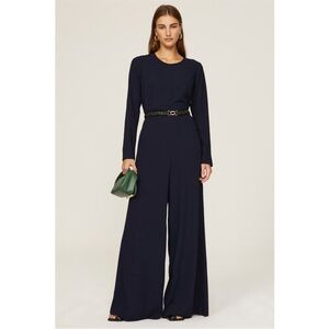 Adam Lippes x RTR Navy Blue Jumpsuit, Size: 6